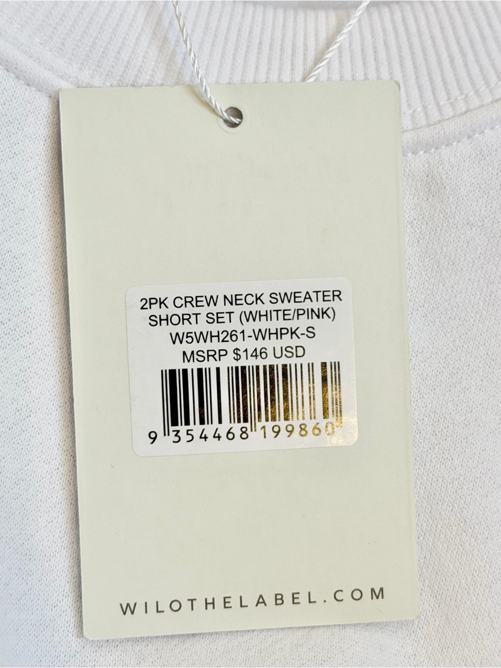 WILO The Label Sports & Wellness Club Sweatshirt & Bike Shorts SET - Picture 9 of 13